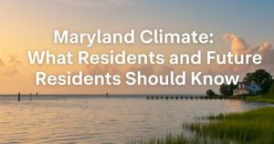 the maryland climate looking gorgeous in the summertime by the shore